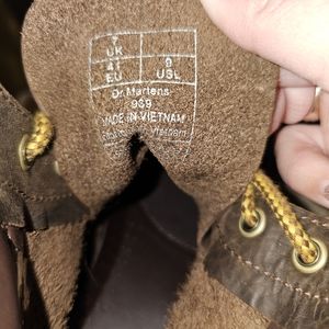 Dr Marten Crazy Horse 6 Hole Boot